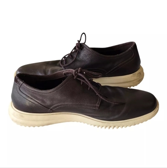 Cole Haan Other - Cole Haan Shoes Mens 13M Brown White Leather Grand Atlantic Oxford Exellent